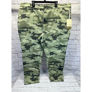 Nili Lotan Target Colab Camo Print Capris Womens Size 20W 22W NWT